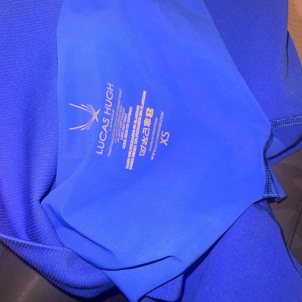 Lucas Hugh royal blue XS leggings built in underwear - Picture 4 of 4